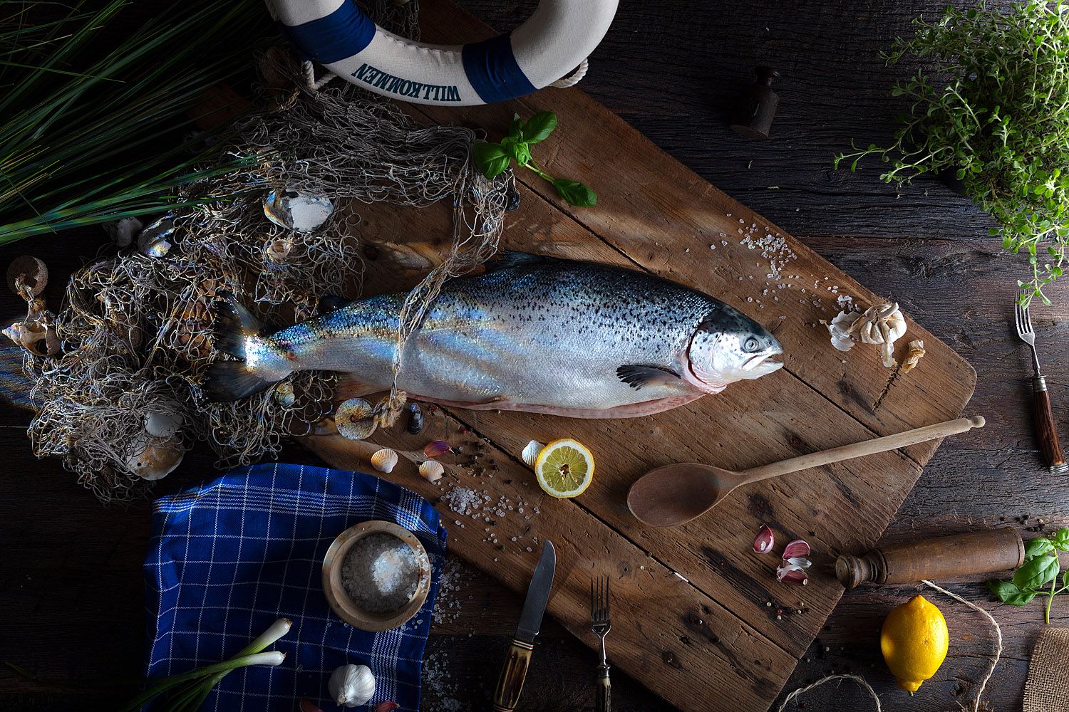 Foodfotografie - Produktfotografie von Lachs für Feinkostfleischerei