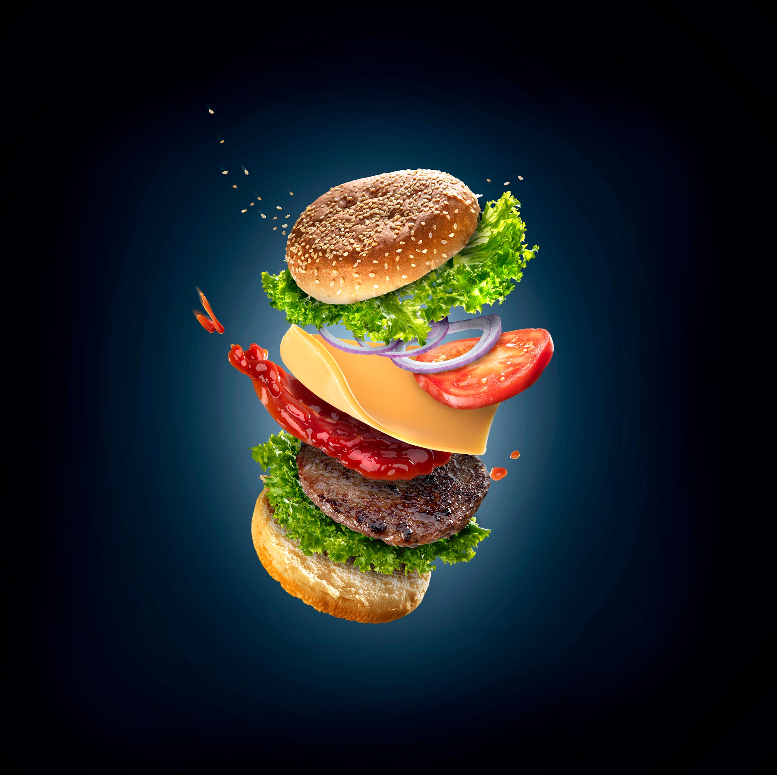 Produktfotografie Burger (Fast Food)