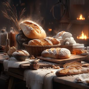 Produktfotograf Bäcker Backwaren Brote Produktfotografien Ai Bilder künstliche Intelligenz ©marcelmende